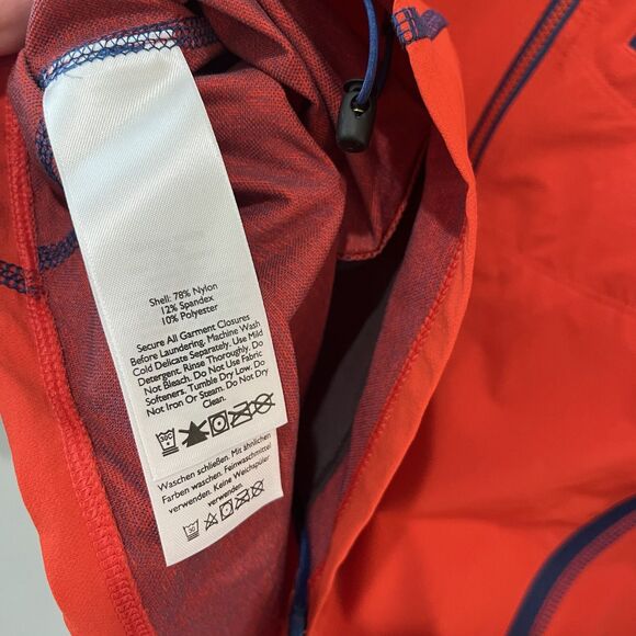 Eddie Bauer Jacket Men’s Medium Orange First Ascent Sandstone Stretch Zip Nylon - Picture 5 of 9
